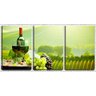 Quadro Decorativo 30x66 vinho branco na roça - 1