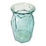Vaso Decorativo Para Plantas, De Vidro Detalhado 18x12 - Azul - 2