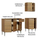 Ver imagem 5 de Armário de Cozinha Compacta 169cm Rustic Emilly Free Madesa 01