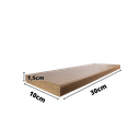 Ver imagem 6 de Espelheira Retangular 30x40cm Com Prateleira Canela MDF