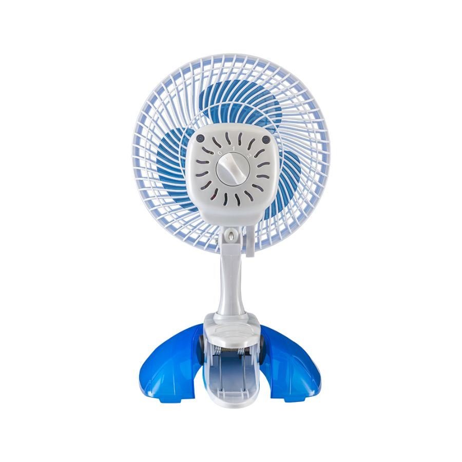 Mini Ventilador Portátil Ventisol 20cm 3 Pás Branco Base ou Clipe - 4