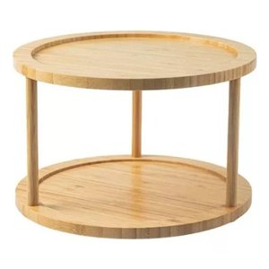 Organizador Giratório em Bambu Duplo Keep