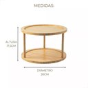 Ver imagem 5 de Organizador Giratório em Bambu Duplo Keep