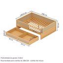Ver imagem 3 de Cama Casal com Grades de Proteção e Gavetas Magna Kids Casatema MadeiraOriginals Marrom/Natural