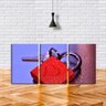 Quadro Decorativo 68x126 coração no cadeado - 1