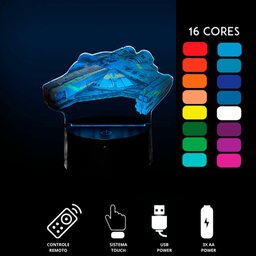 Luminária de Led com Impressão Digital - Meson Martinet - 2