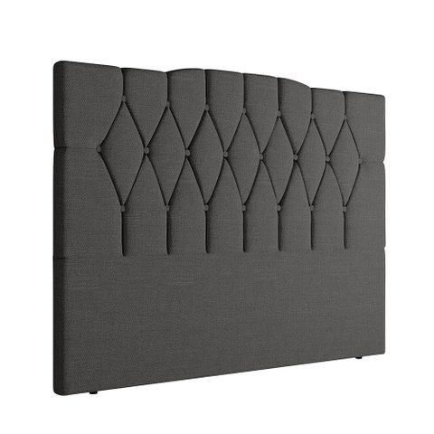 Cabeceira para Cama Box Casal 140 Cm Amanda Linho Cinza I02 - D'Rossi