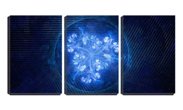 Quadro Decorativo 45x96 círculo abstrato natureza - 1