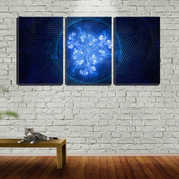 Quadro Decorativo 45x96 círculo abstrato natureza - 2