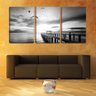 Quadro Decorativo 45x96 cais de madeira comprido pb - 2