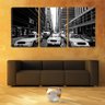 Quadro Decorativo 45x96 táxis enfileirados na rua - 2