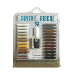 Kit Giz com Verniz Fosco + Caneta Corretiva PRETA - 2