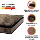 Ver imagem 3 de Colchão Casal Queen Espuma D33 Pillow Top Van Gogh Marrom Hellen