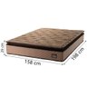 Colchão Queen Espuma D33 Pillow Top Van Gogh Marrom Hellen - 2