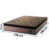 Colchão Casal Queen Espuma D33 Pillow Top Van Gogh Marrom Hellen - 2