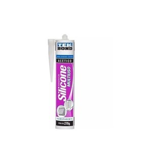 Silicone Acético Multiuso Transparente 270g - Tekbond