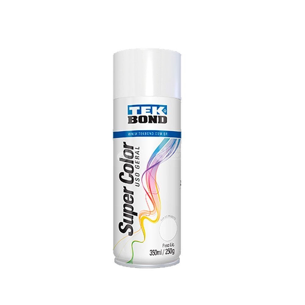 Tinta Spray Uso Geral Branco Fosco 350ml 250g - Tekbond