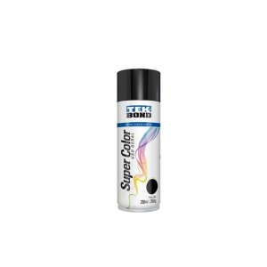 Tinta Spray Uso Geral Preto Fosco 350ml 250g - Tekbond