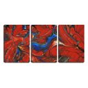 Ver imagem 1 de Quadro Decorativo 80x140 cores quentes abstrato