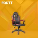 Ver imagem 5 de Cadeira gamer fortt Harbin Vermelha - Cgf022-v
