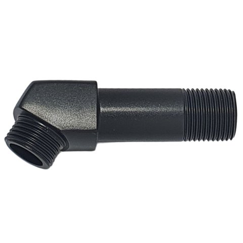 Suporte Ligação Misturador Banheira Chuveiro Preto Fosco - 4252000pt