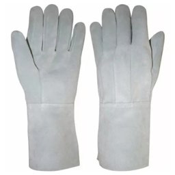 Luva de Segurança Raspa Vaqueta Soldador Cano Longo 15cm - 1
