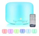 Ver imagem 4 de Difusor Aromatizador 500ml Com Controle Remoto Led 7 Cores Luminária Temporizado