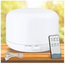 Ver imagem 2 de Difusor Aromatizador 500ml Com Controle Remoto Led 7 Cores Luminária Temporizado