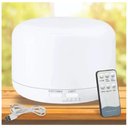 Ver imagem 2 de Difusor Aromatizador 500ml Com Controle Remoto Led 7 Cores Luminária Temporizado