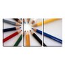 Quadro Decorativo 55x110 lápis coloridos - 1