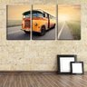 Quadro Decorativo 55x110 combi amarela vintage - 2