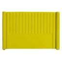 Ver imagem 1 de Cabeceira Ripada Estofada para Cama Box Casal 1.40 - Suede - Sv Decor:amarelo