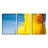 Quadro Decorativo 30x66 encontro de água colorido - 1