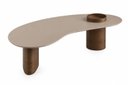 Ver imagem 3 de Mesa de Centro Duna Orgânica Champanhe / Castanho