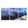 Quadro Decorativo 55x110 picos de montanhas congeladas - 1