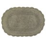 Tapete Oval Croche 60x90 Kacyumara - Único - Verde - 1