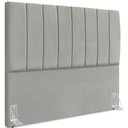 Ver imagem 1 de Cabeceira Casal 140cm Allia Suede Cinza Claro Rm Cinza Claro