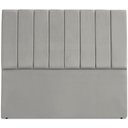 Ver imagem 3 de Cabeceira Casal 140cm Allia Suede Cinza Claro Rm Cinza Claro