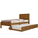 Ver imagem 1 de Cama Solteiro Agata Cabeceira Resistente + Auxiliar