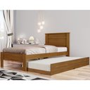 Ver imagem 2 de Cama Solteiro Agata Cabeceira Resistente + Auxiliar