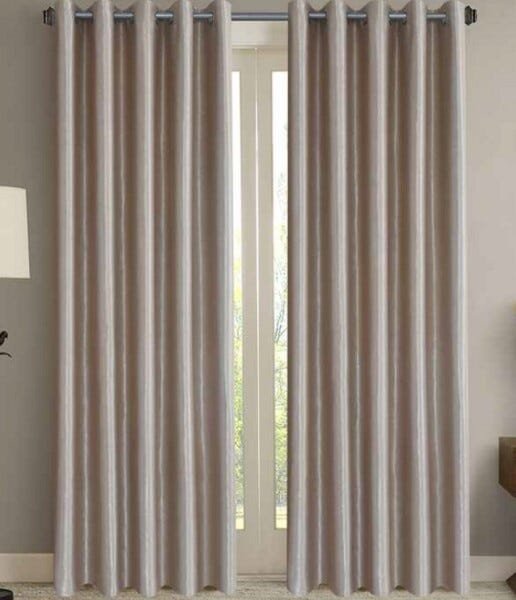 Cortina Curta Blackout 270 x 180 Jolitex Tecido Embossed Lisa Colors - Único - Bege - 1