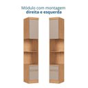 Ver imagem 3 de Guarda-Roupa Modulado 6 Peças Infinity Marrom/Cedro/Duna