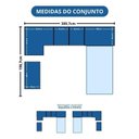 Ver imagem 4 de Guarda-Roupa Modulado 6 Peças Infinity Marrom/Cedro/Duna