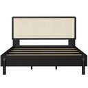 Ver imagem 7 de Cama Casal Queen com Cabeceira Palhinha 158cm Moss A03 Nero - Lyam Decor