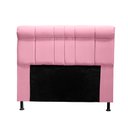 Ver imagem 1 de Cabeceira Madri 120 cm Suede Rosa