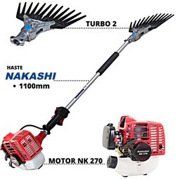 Derriçadeira Mãozinha Mecânica Para Colheita de Café Nakashi com Motor NK270 á Gasolina 2T - 2