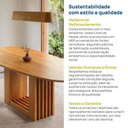 Ver imagem 6 de Mesa de Jantar Orgânica 210x100cm 100% MDF Jambu CabeCasa MadeiraOriginals Marrom/Cinamomo