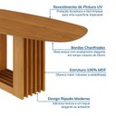 Ver imagem 5 de Mesa de Jantar Orgânica 210x100cm 100% MDF Jambu CabeCasa MadeiraOriginals Marrom/Cinamomo