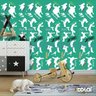 Papel De Parede Lavável Radical Fundo Verde 18m - 5