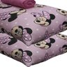 Jogo de Cama Portallar Casal Malha 100% Algodão Disney Big Minnie 3 Peças Rosa - 2